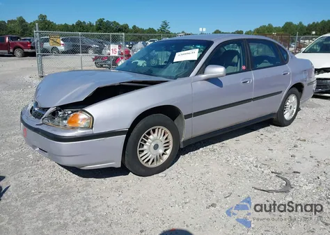 2002 Chevrolet Impala из США, поврежденный, VIN 2G1WF55E429364689